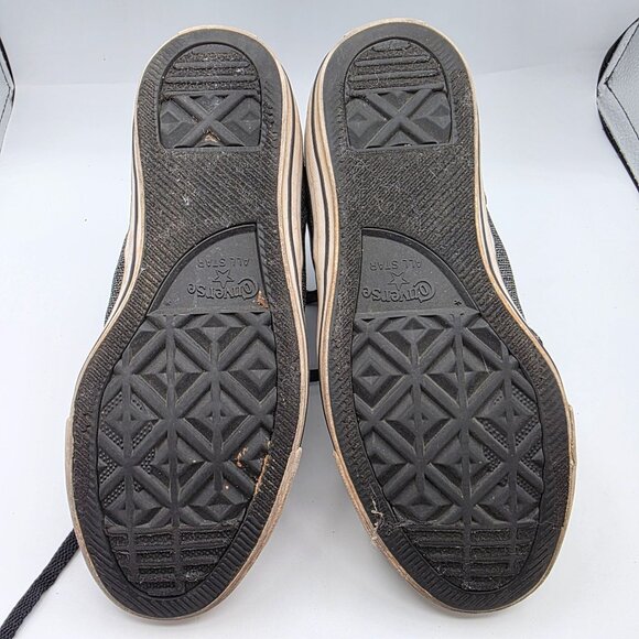 Converse All Star Womens Size 9 Gray High Top Sneakers Classic Casual Canvas - Picture 8 of 13